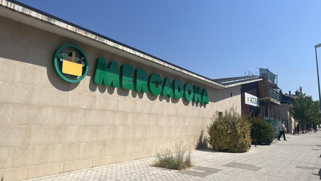 Fachada de un Mercadona en Aragón.