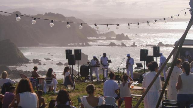 Uno de los conciertos al aire libre de El Nordés del Silencio.
