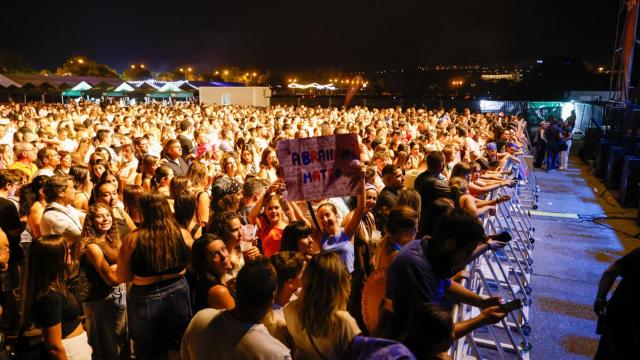 Público en el concierto de Abraham Mateo este sábado en La Peraleda.