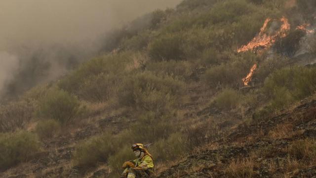 Incendio en los Picos de Europa.