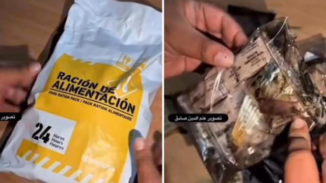 Un menú de la empresa alicantina Jompisa con productos podridos.