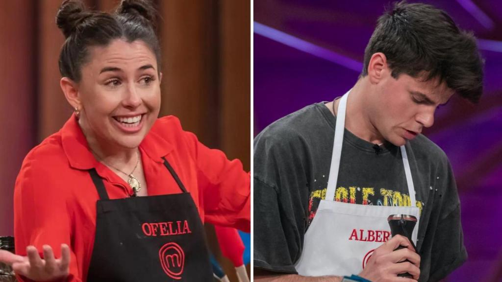 Ofelia Hentschel y Alberto Gras, concursantes de 'MasterChef' en 2021 y 2020.