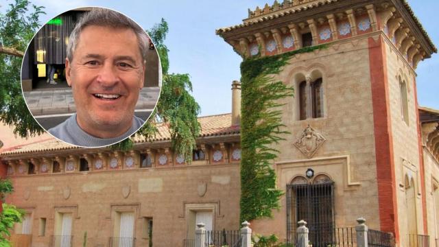 Montaje Miki Nadal y un palacio de Pedrola.