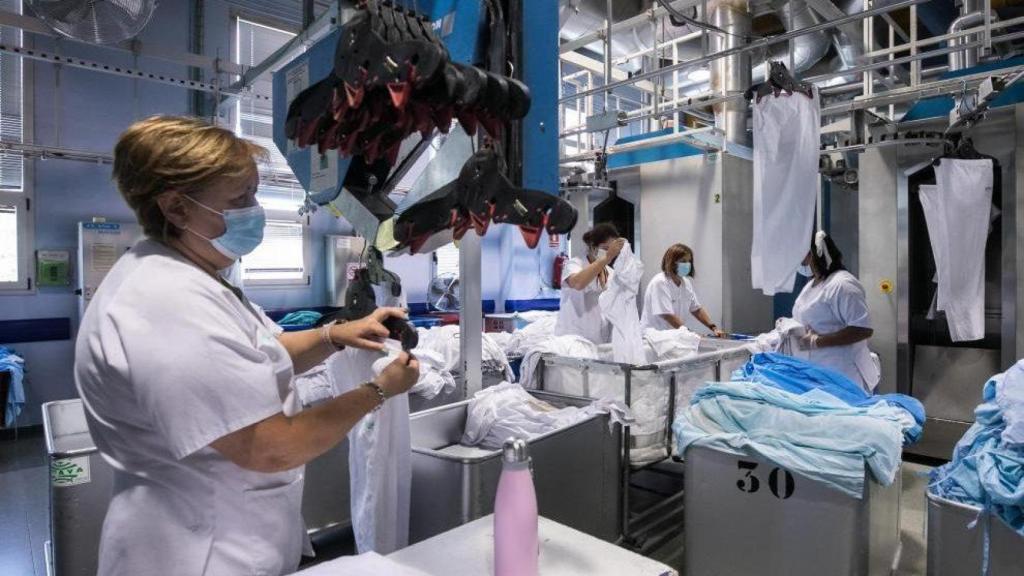 La lavandería del Servet, durante los años de la covid-19.