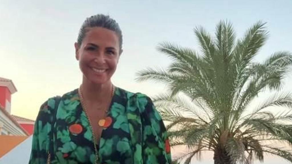 Nuria Roca, durante sus vacaciones en Cádiz.