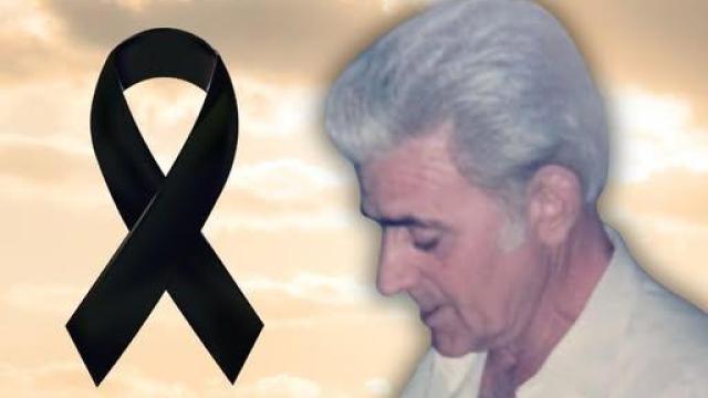 Imagen de Teodoro Pinel junto a un crespón negro.