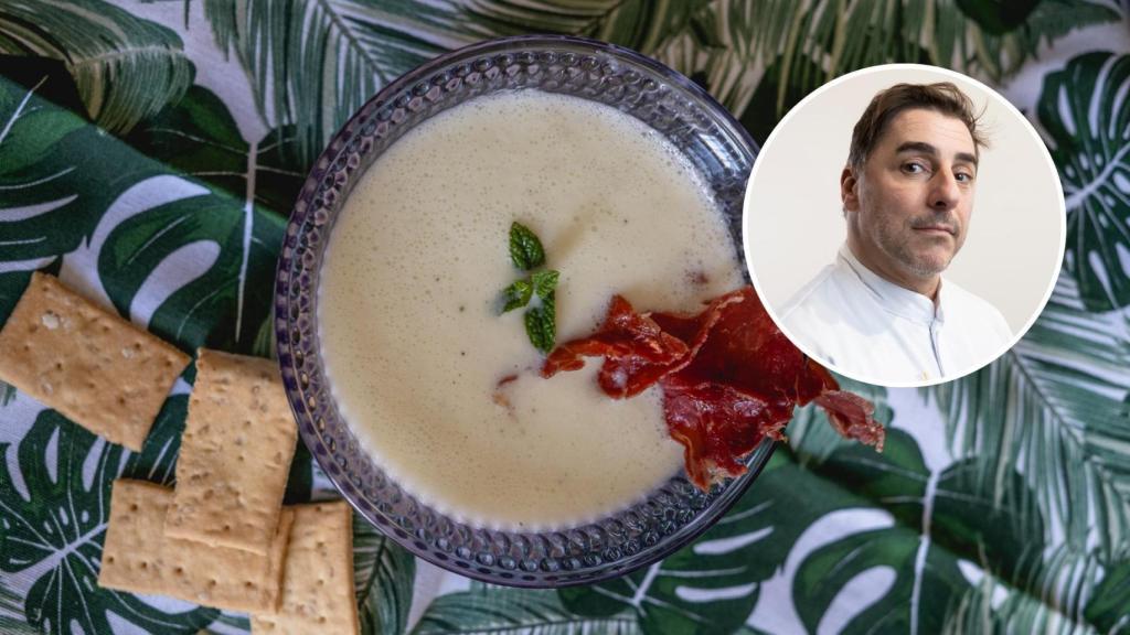 Jordi Roca, chef con 3 estrellas Michelin, y su sencilla receta de gazpacho de melón con jamón: Huele a huerto