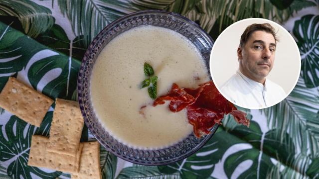 Jordi Roca, chef con 3 estrellas Michelin, y su sencilla receta de gazpacho de melón con jamón: Huele a huerto