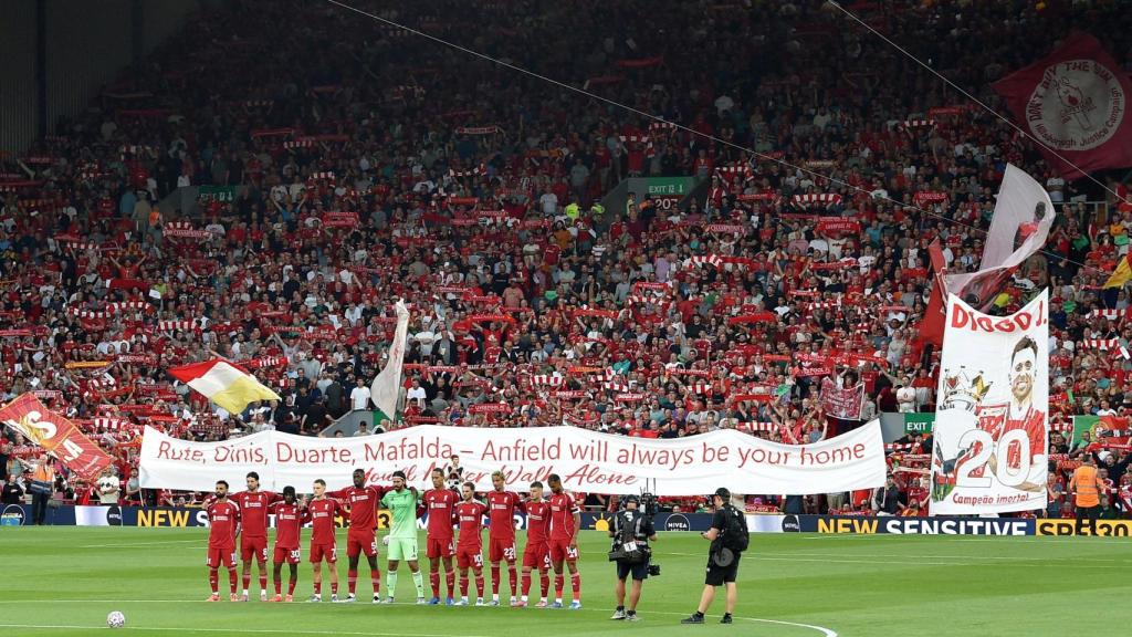 Imagen de Anfield en la primera jornada de la Premier.
