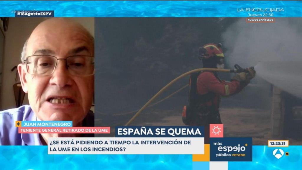 Juan Montenegro en el programa 'Espejo Público'