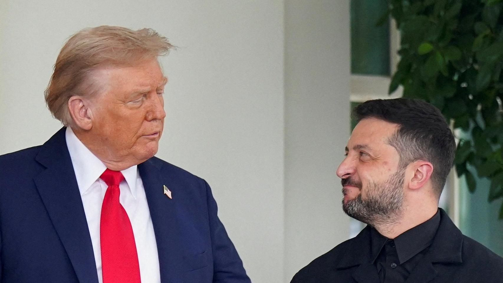 La llegada de los líderes europeos a la Casa Blanca para la cumbre de Trump y Zelenski