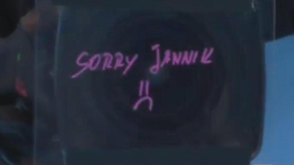 El mensaje en la cámara de tv de Alcaraz a Sinner