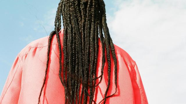 Imagen de una chica con el cabello trenzado.