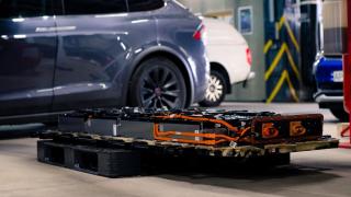 La batería de un coche Tesla