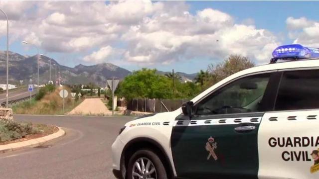 Vehículo de la Guardia Civil.