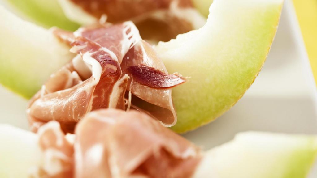 Melón con jamón.