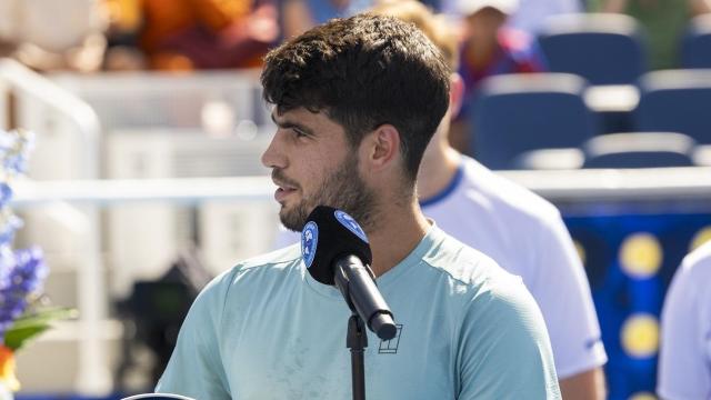 Carlos Alcaraz, tras ganar el Masters de Cincinnati 2025