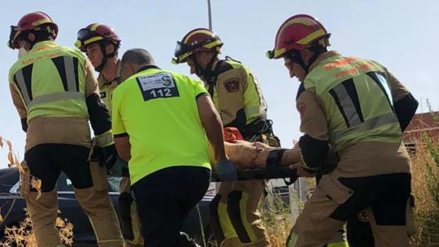 Imagen del rescate. Foto: Bomberos de Toledo