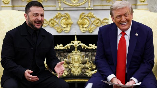 Zelenski y Trump en el Despacho Oval.