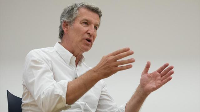 El líder del PP, Alberto Núñez Feijóo.