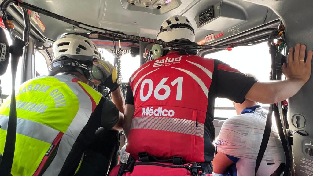 Operativo de rescates.