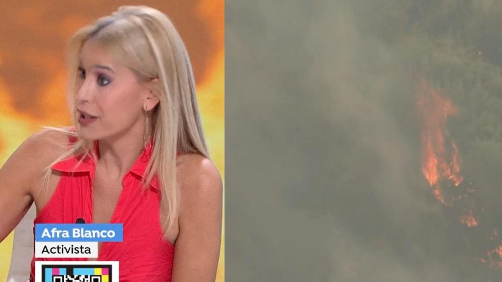 Afra Blanco en 'Espejo Público'.