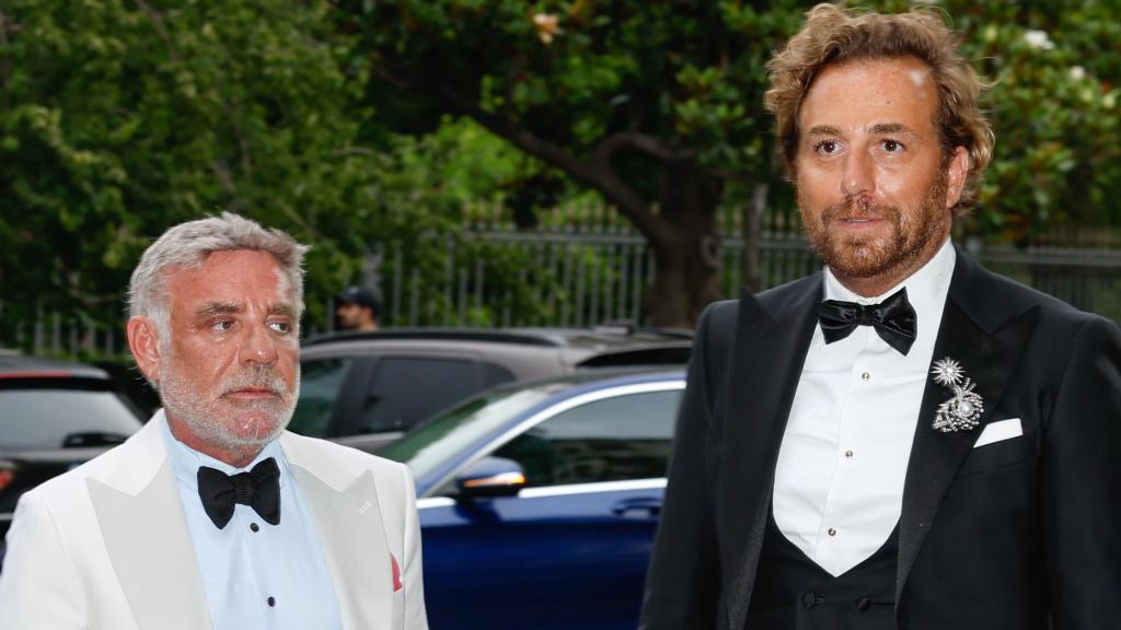 Joaquín Torres y Raúl Prieto, el día de su boda.