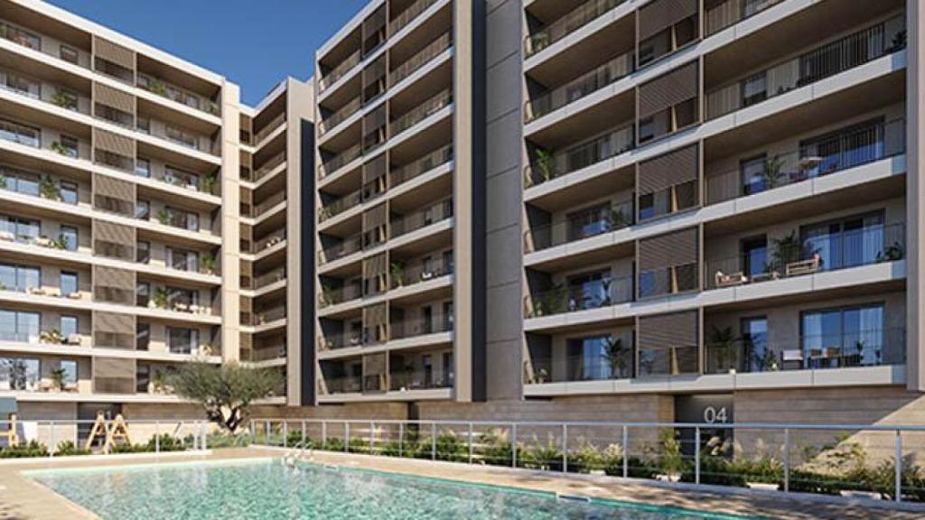 Una de las nuevas promociones en el barrio de Vadorrey, en Zaragoza.