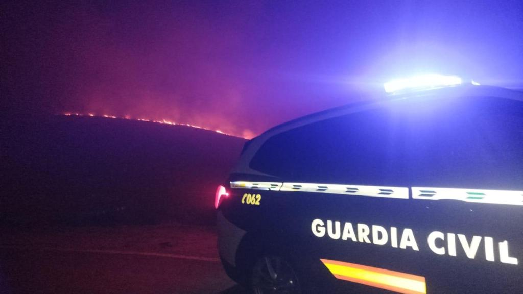 Incendio en la Laguna de los Peces