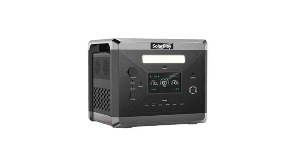 Estación de energía solar portátil