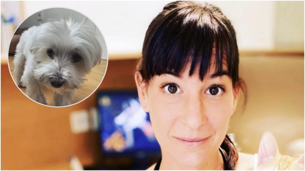 Neus Candela junto a Gucci.