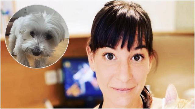 Neus Candela junto a Gucci.