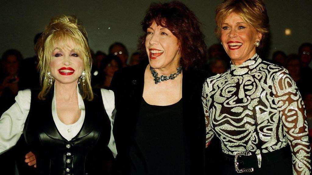 Dolly Parton, Lily Tomlin y Jane Fonda. Foto: Wikimedia Commons
