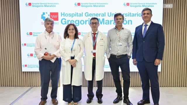 Profesionales sanitarios del Hospital Gregorio Marañón.