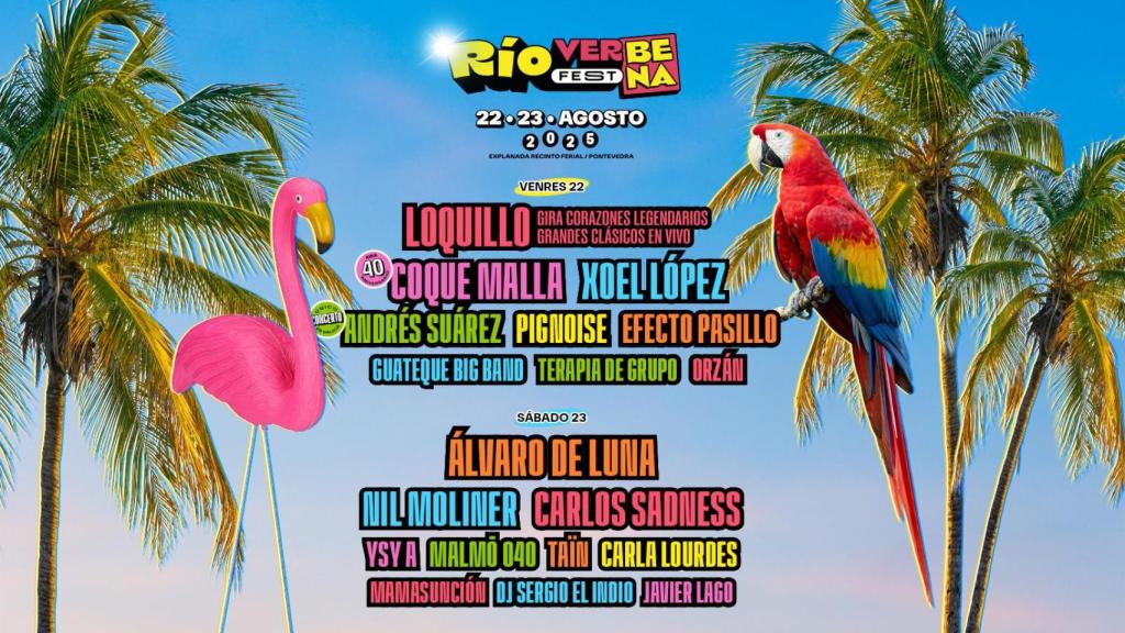 Cartel de la edición 2025 del Río Verbena Fest