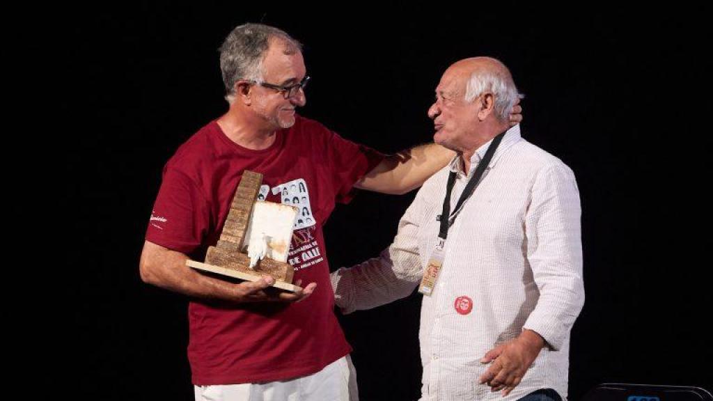 Jorge Sanz y Javier Martínez en el Festival Internacional de Artes de Calle de Aguilar de Campoo