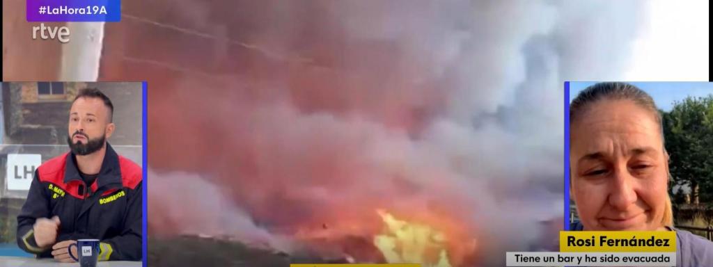 Conversación entre Rosi Fernández y Daniel en la Hora de la 1.