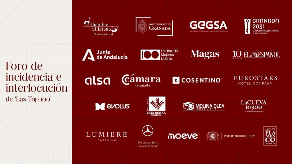 El Foro de Incidencia e Interlocución ha contado con el apoyo de una extensa red de patrocinadores.