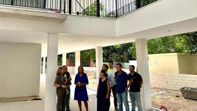 Susana Camarero en el nuevo centro de mayores de Monteolivete. GVA