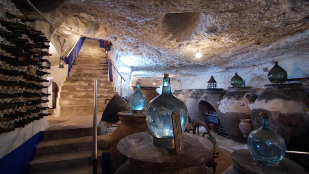 Una de las cuevas-bodegas de Tomelloso (Ciudad Real).
