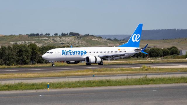 Un avión 737 MAX de Air Europa.