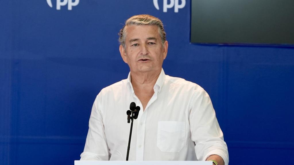 El coordinador de Interior y Emergencias del Partido Popular y consejero de Presidencia, Antonio Sanz.