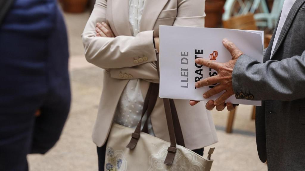 Baldoví sujeta la ley de Tracte Just. Rober Solsona / EP