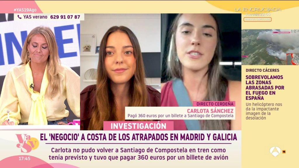 Pepa Romero, María y Carlota en 'YAS Verano'.