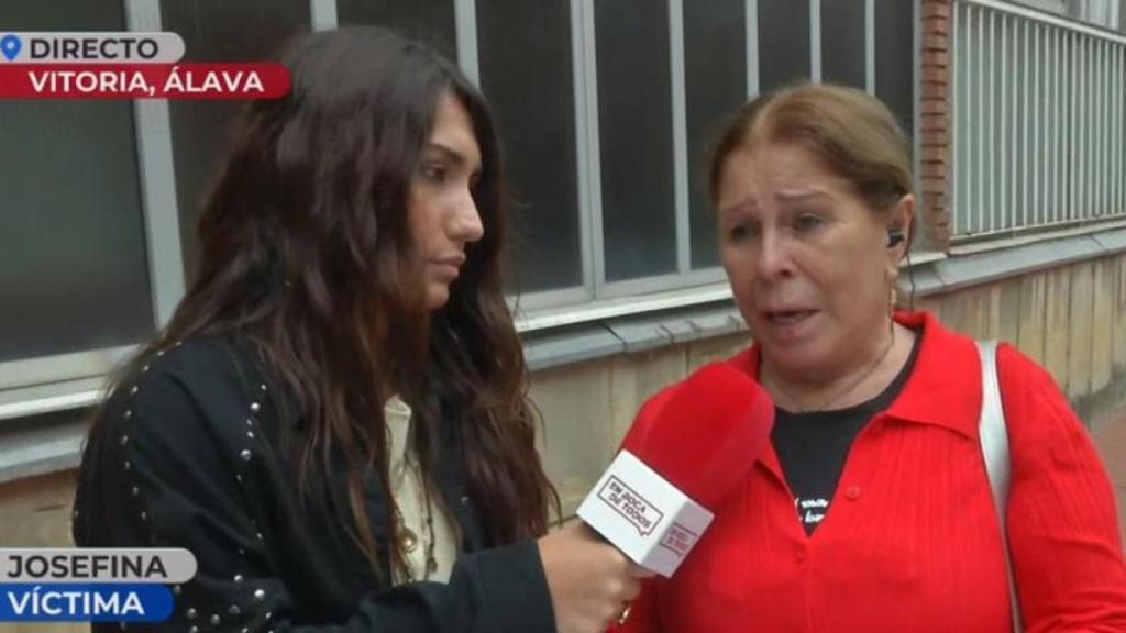 Josefina, víctima de inquiokupación, en 'En boca de todos'.