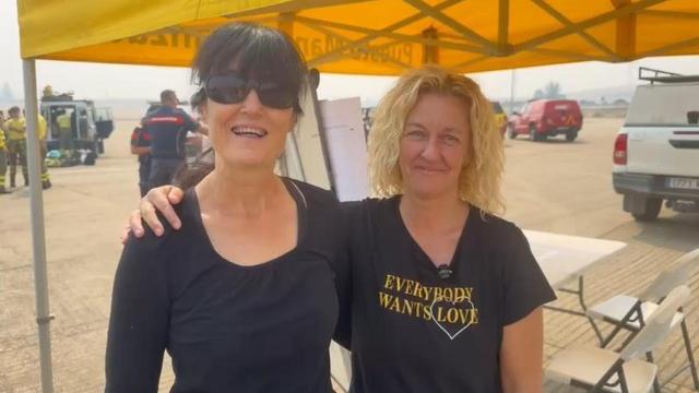 Isa y Mari Paz, estrellas silenciosas de los incendios en León: “Queremos cuidar a los que nos cuidan”