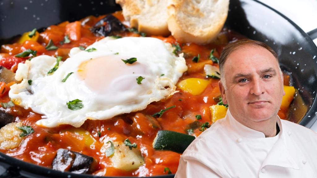 El chef José Andrés en un montaje de El Español