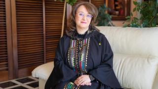 Fatma Omrani, embajadora de Túnez en España, durante su participación en el ciclo de entrevistas.