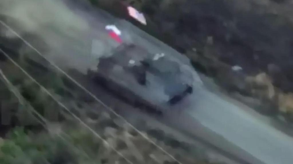 Captura de imagen del vídeo difundido por en canal ruso RT.