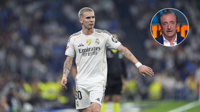 Imagen de Franco Mastantuono y Josep Pedrerol.